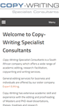 Mobile Screenshot of copy-writing.co.za